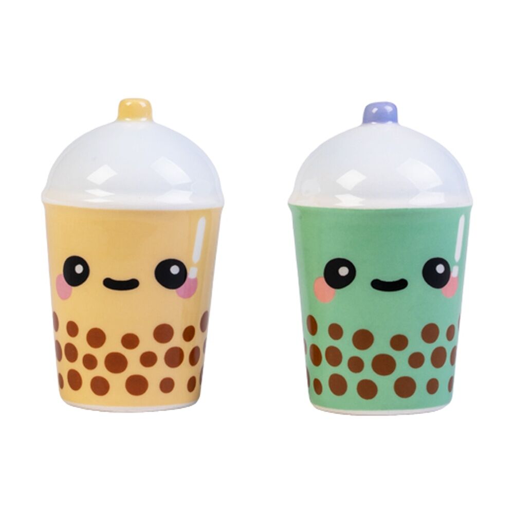 4x 2pc MDI Salt & Pepper Bubble Tea Kitchen Dining Accessory Set Multicolour
