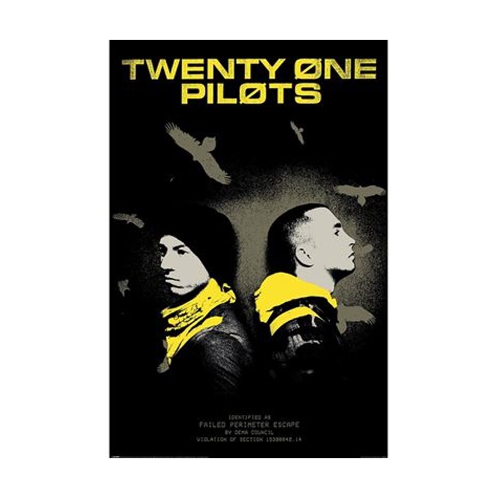 Music Twenty One Pilots Trench Vultures Regular Wall Poster Decoration 92x61cm