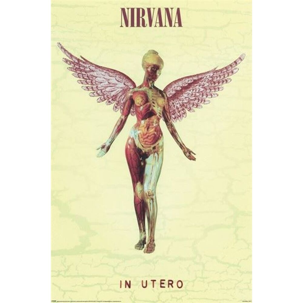 Music Nirvana In Utero Regular Wall Poster Decoration 92x61cm
