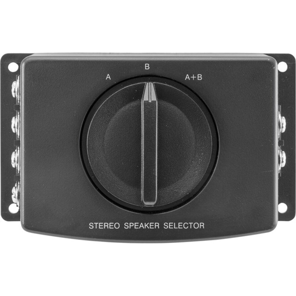 2PK Pro2 2 Way Stereo Speaker Switch A/ B/ A+B Selector Audio