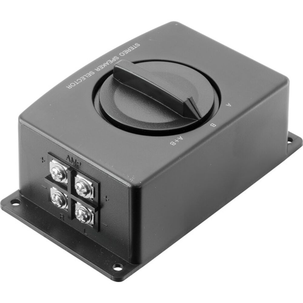 2PK Pro2 2 Way Stereo Speaker Switch A/ B/ A+B Selector Audio