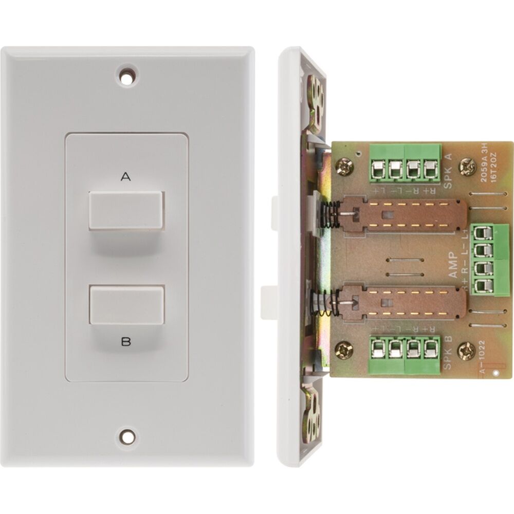 4PK Pro2 A B Or A+B Speaker Selector Wall Plate Switch A 100W Mount Toggle PRO2