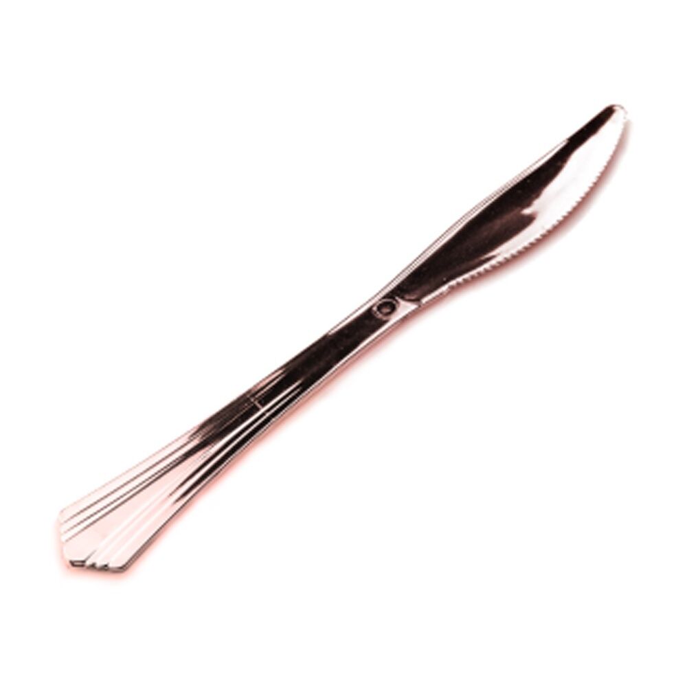 48x 12pc Partyware Heavy Duty Stainless Steel Knife Set Tableware Rose Gold