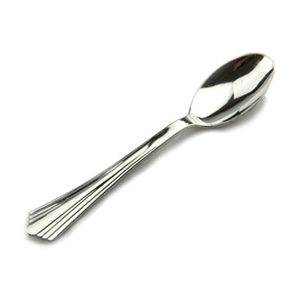 24x 12pc Partyware Heavy Duty Stainless Steel Spoon Set Tableware Silver