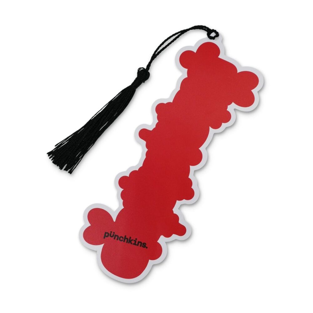 12x Punchkins Good Girl Colourful Water-Resistant PVC Bookmark With Tassel Pink