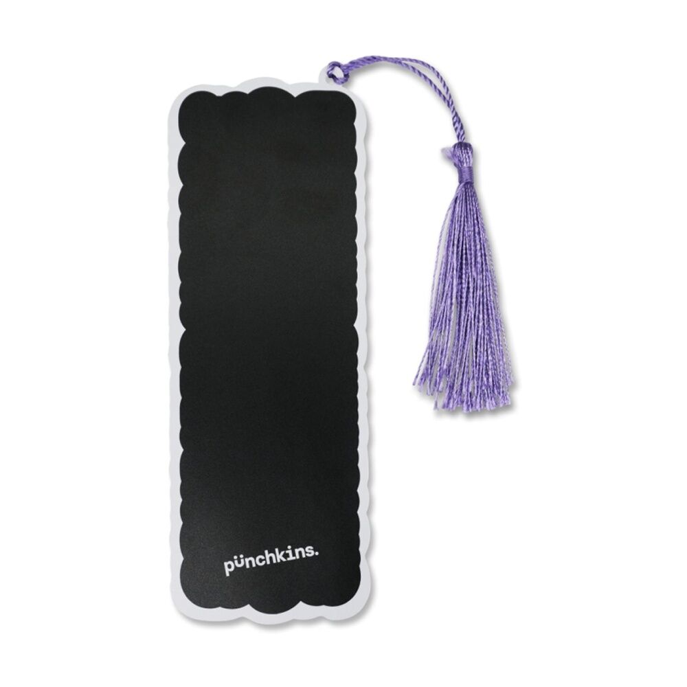 12x Punchkins Catch Feelings Water-Resistant PVC Bookmark W/ Tassel Multicolour