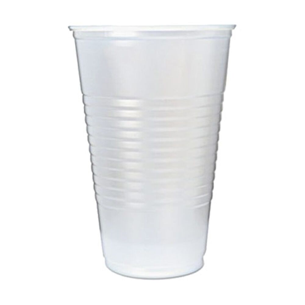 40x 15pc Partyware Disposable Plastic Cup Set 450ml Clear