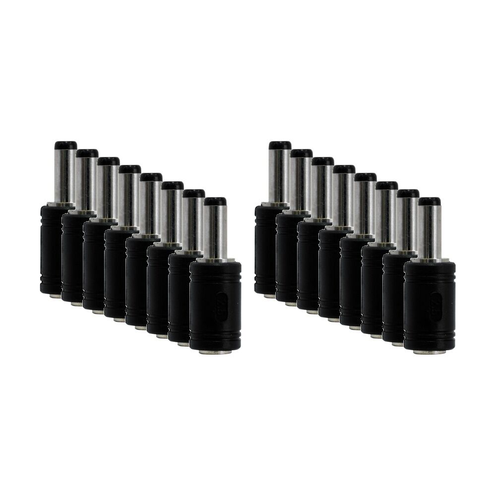 16PK 2.5mm Socket To 2.1mm DC Plug Adaptor Power Adapter Converter