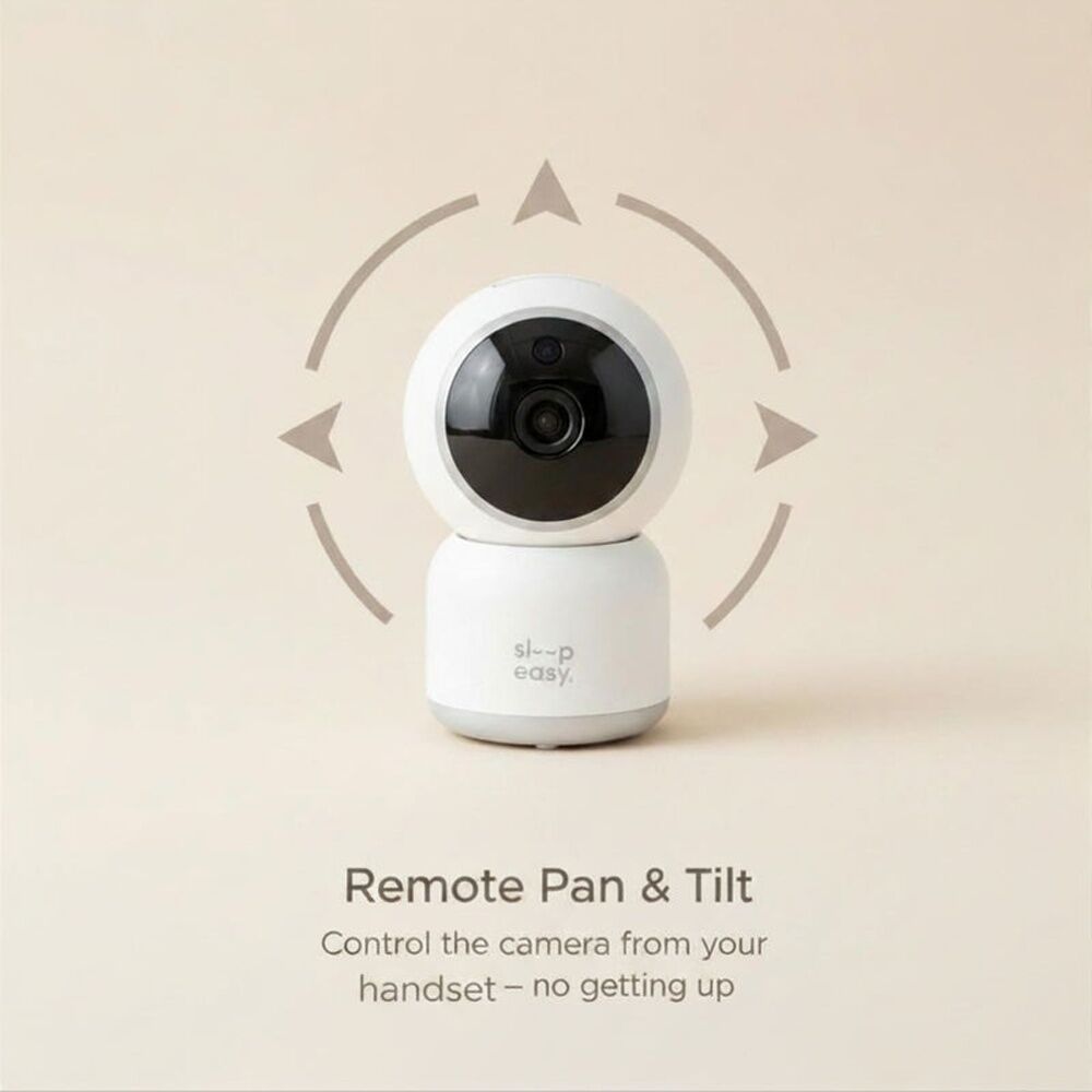 2PK Baby Studio Notto Compatible Camera Pan Tilt White