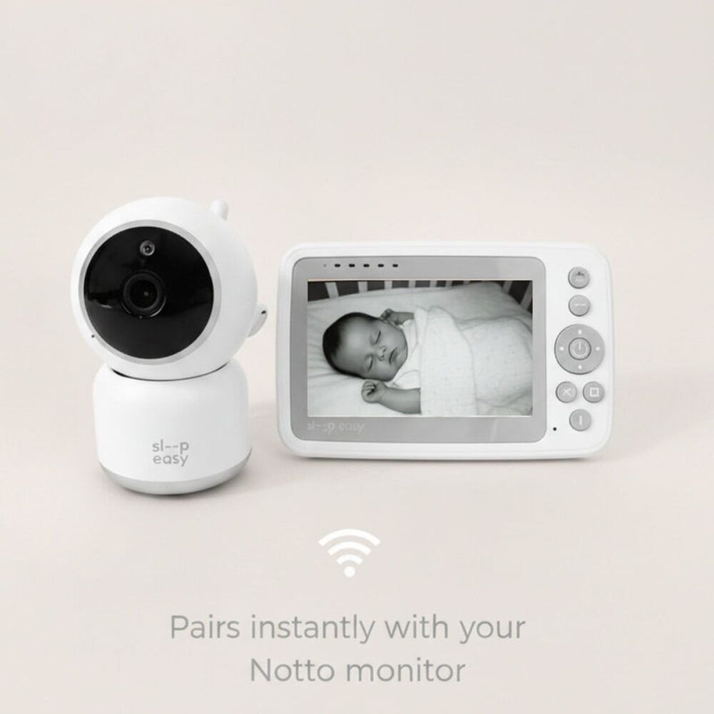 2PK Baby Studio Notto Compatible Camera Pan Tilt White