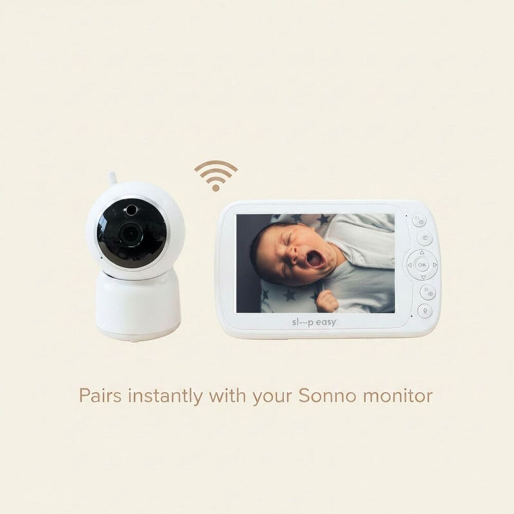 2PK Baby Studio Sonno Compatible Camera Pan Tilt White