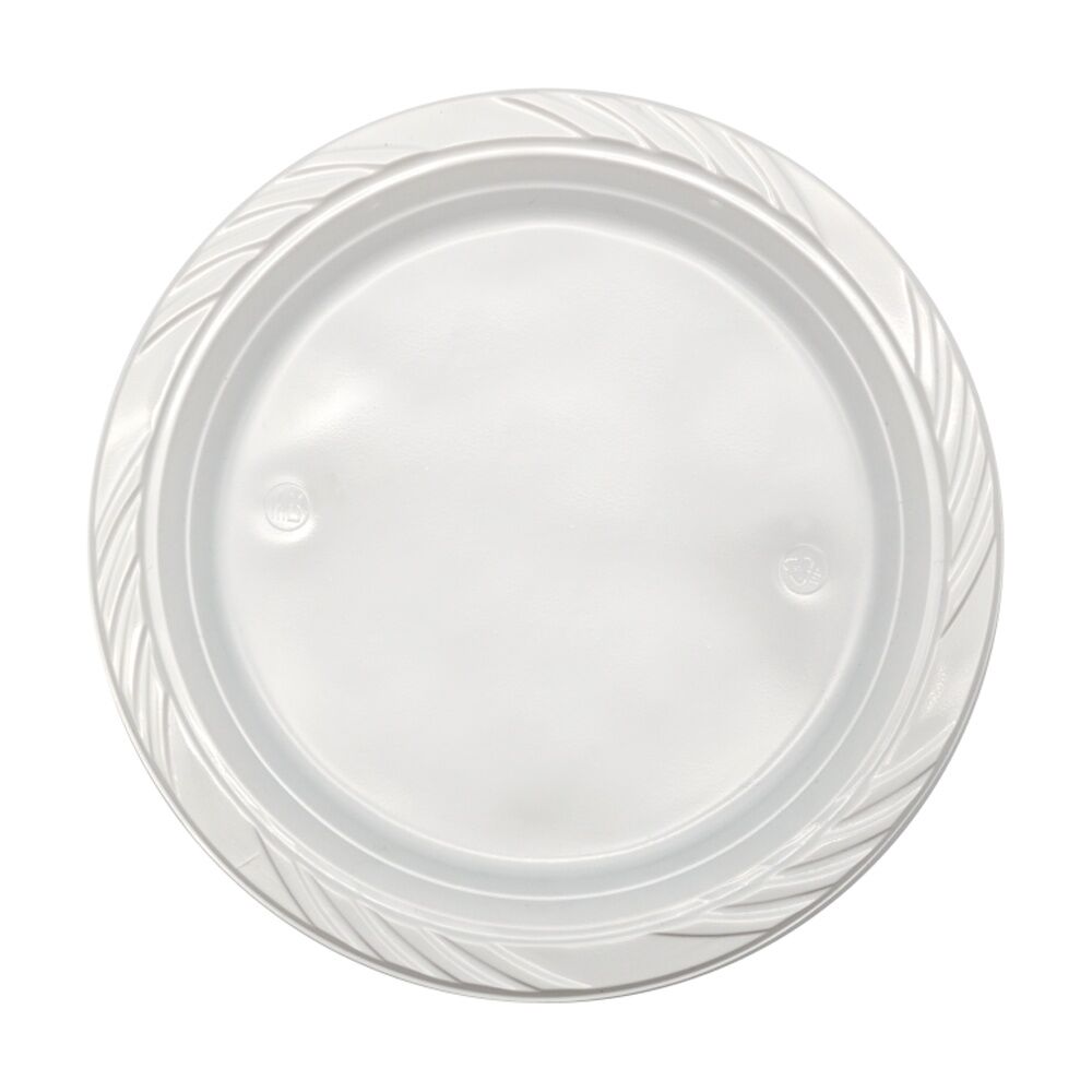 20x 25pc Partyware Reusable Dinner Plates Set Tableware 220mm White