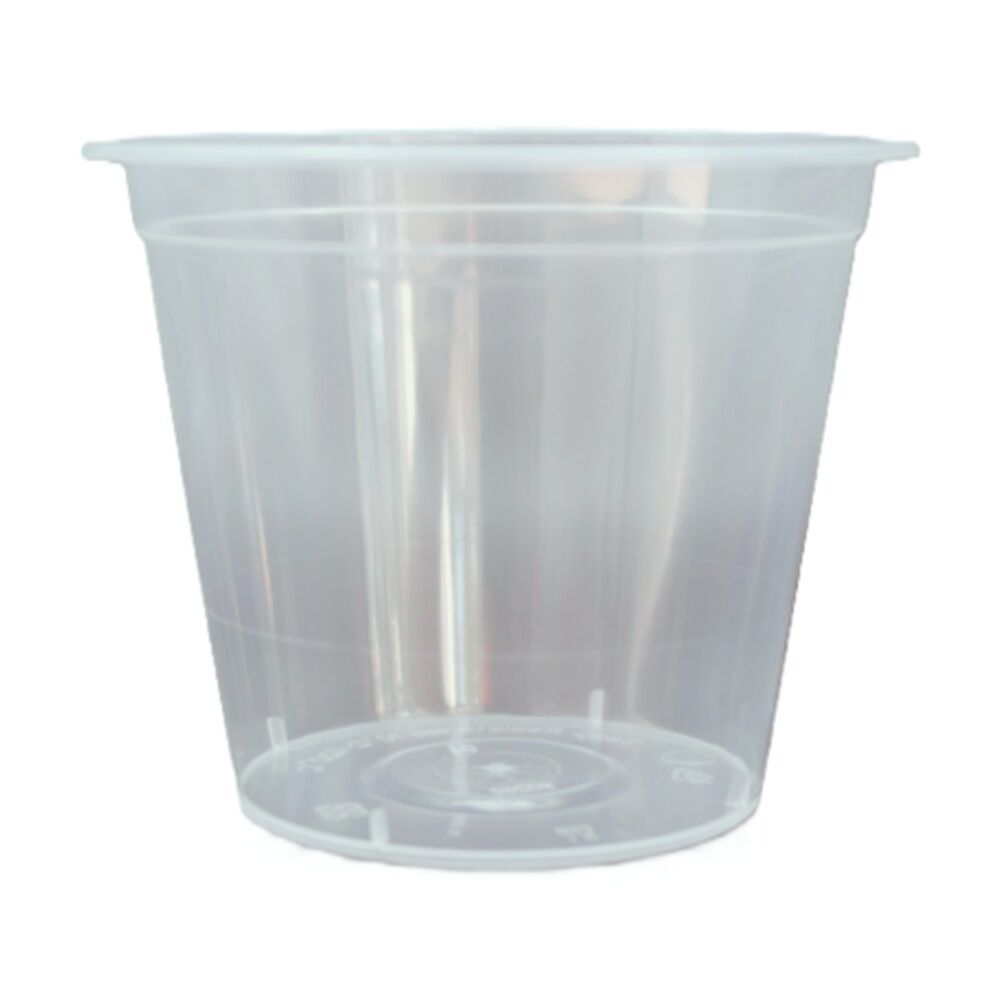 20x 25pc Partyware Reusable Frosted Plastic Cups Set 275ml Clear