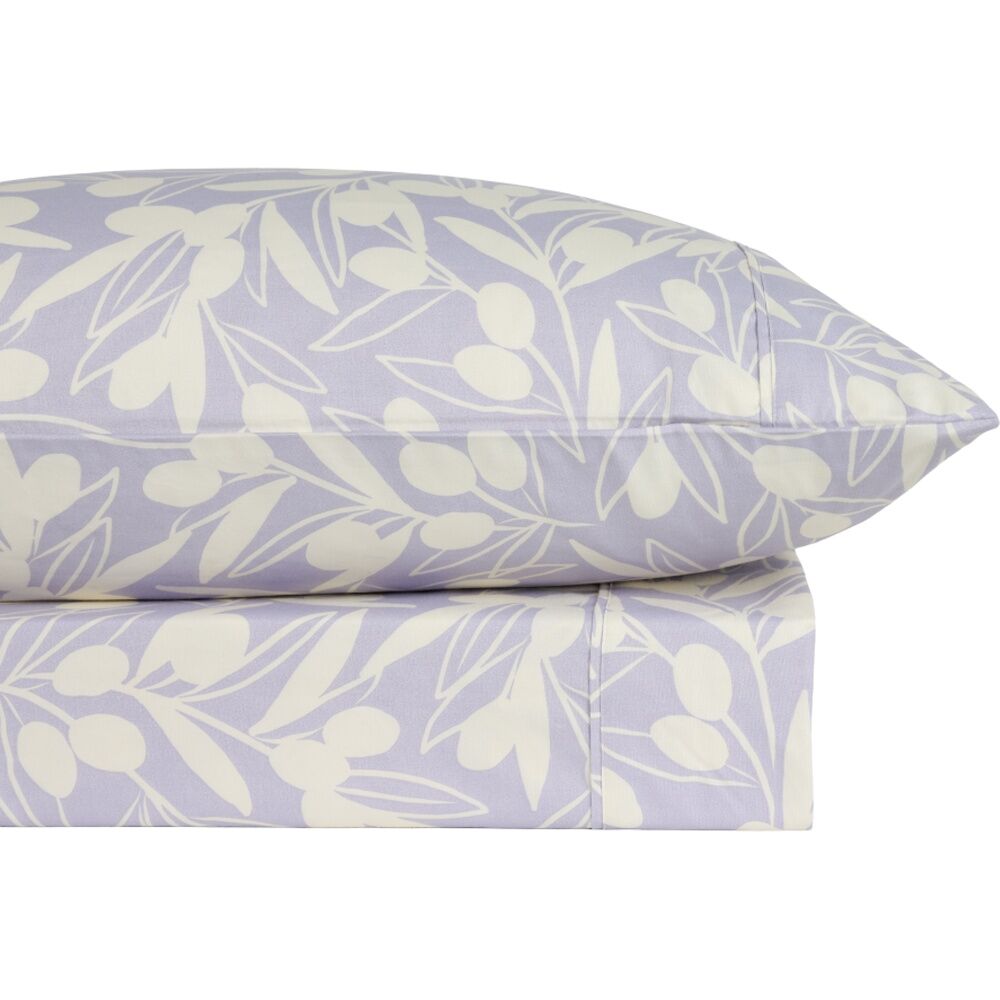 Odyssey Living Hunter Valley Thermal Flannel Home Bedding Sheet Set Lavender
