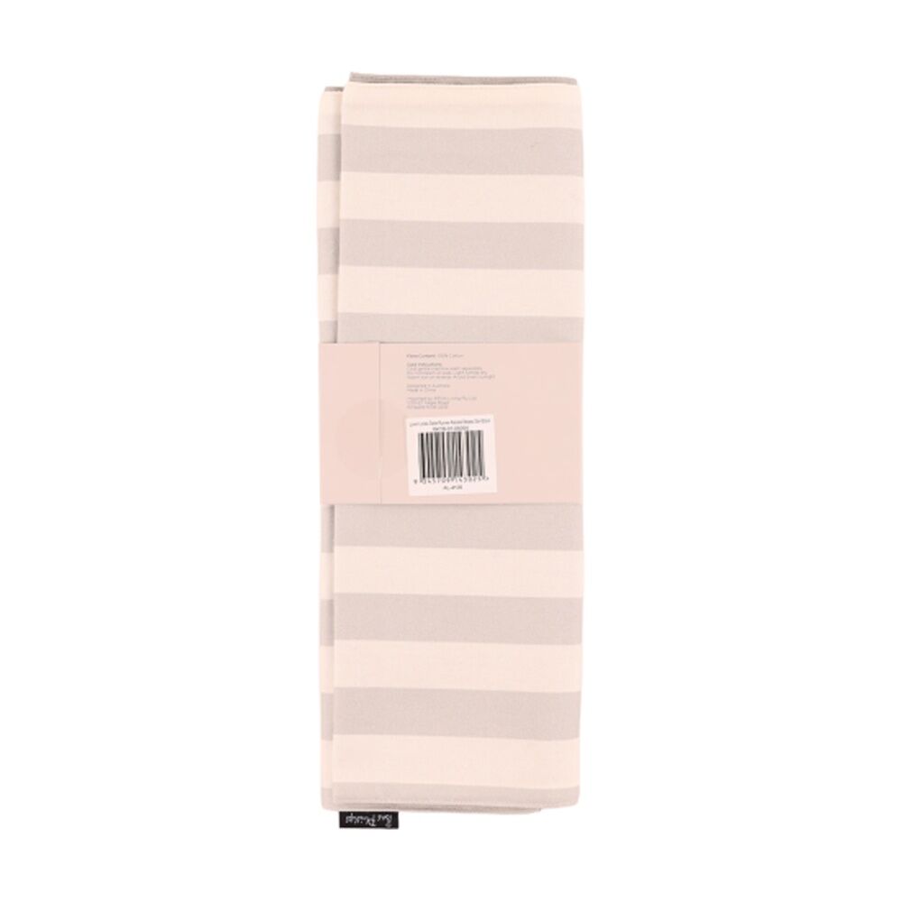 Bas Phillips Printed Linen Looks Table Runner Natural Stripes Small 35x150cm
