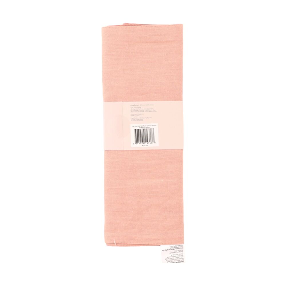 Bas Phillips Linen Tencel Table Runner Dusty Pink Small 35x150cm