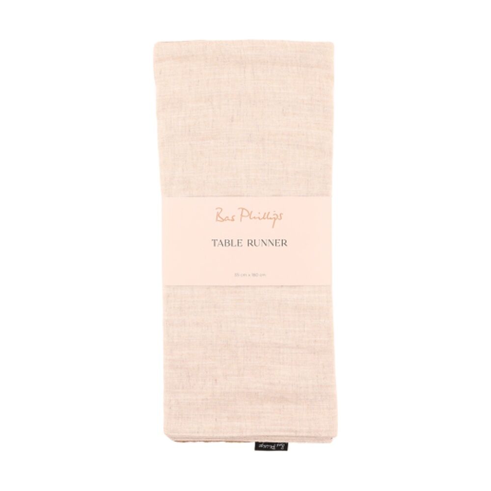 Bas Phillips Linen-Tencel Table Runner Kitchen Textile Linen MED 35x180cm