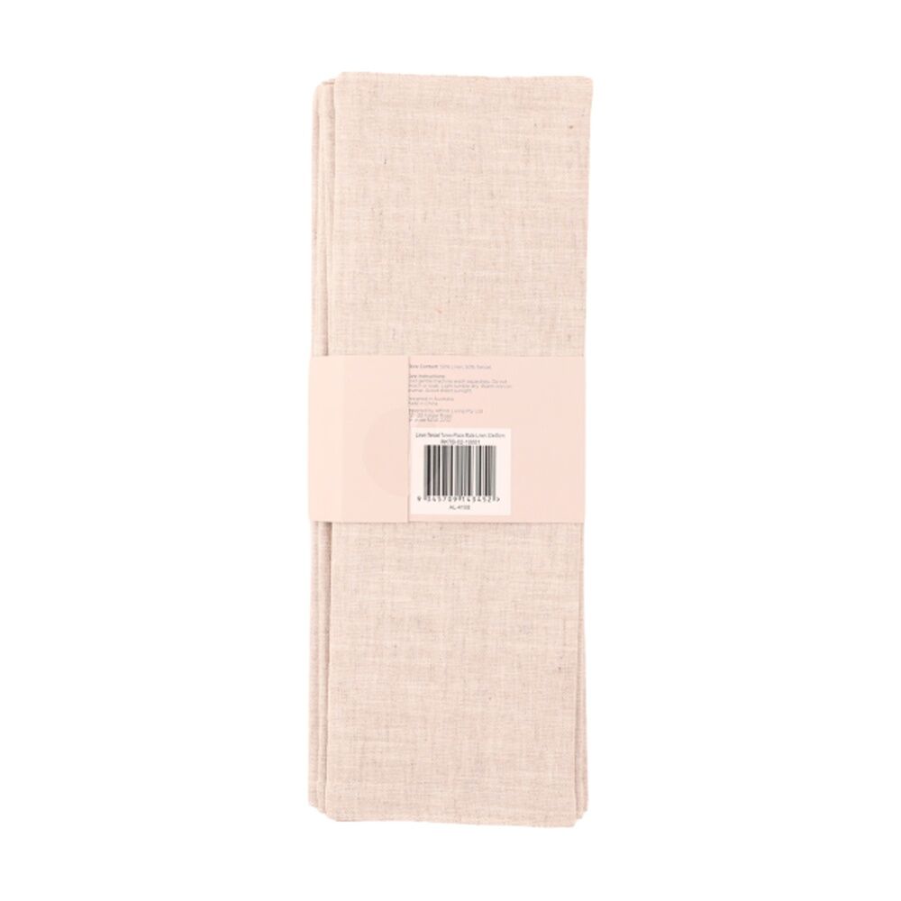 2x 4pc Bas Phillips Linen-Tencel Placemat Set Tableware Linen 33x45cm