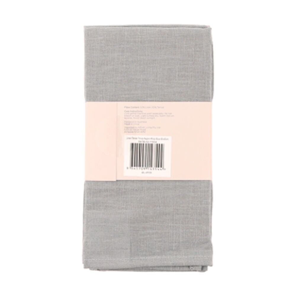 4pc Bas Phillips Linen Tencel Napkins Set Kitchen Textile Misty Blue 45cm