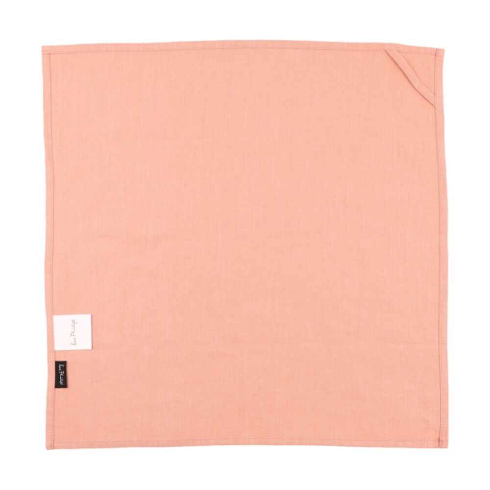 2x 4pc Bas Phillips Linen Tencel Napkins Set Kitchen Textile Dusty Pink 45cm