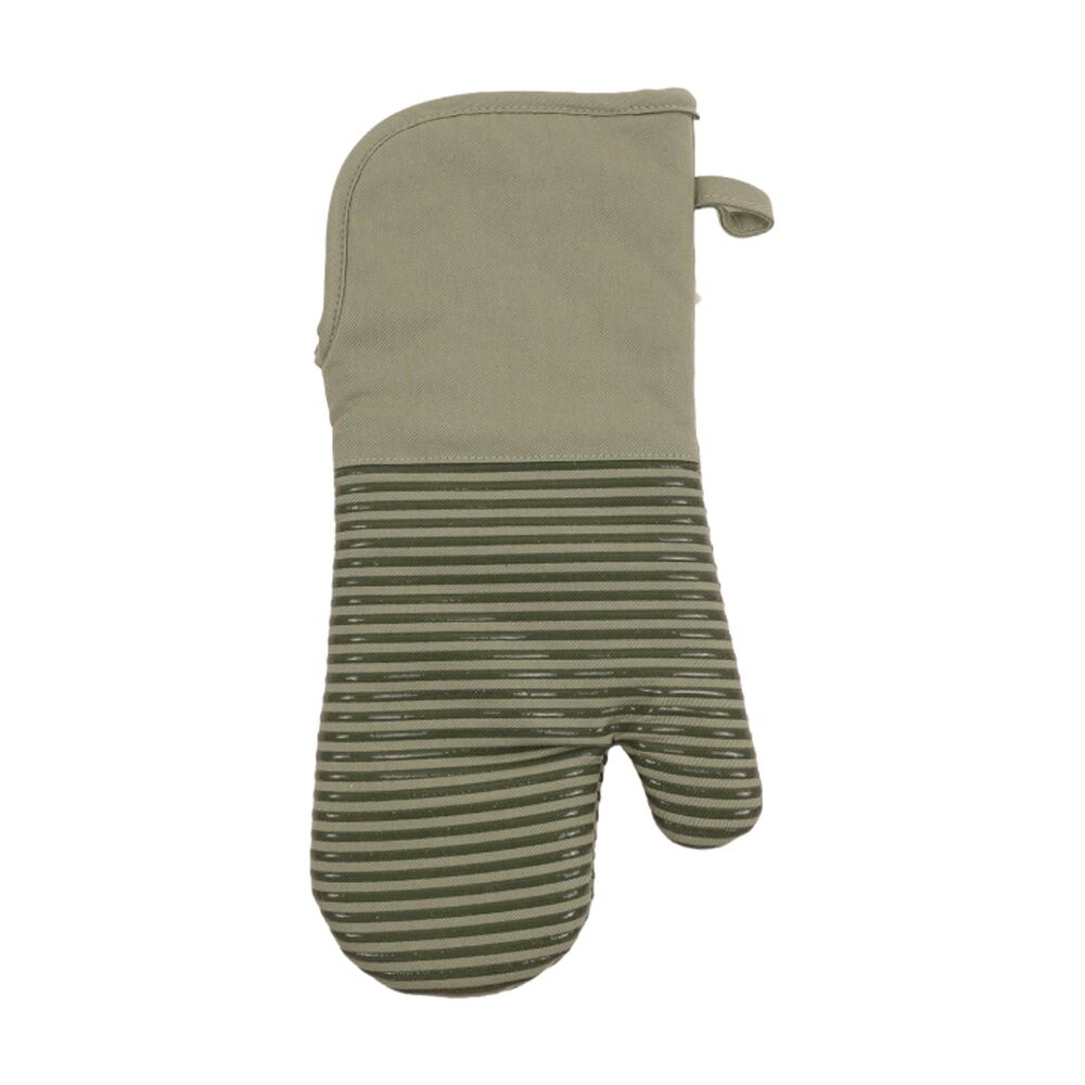 2PK Bas Phillips Essentials Cotton Oven Mitt Kitchen Linen Sage 18x36cm