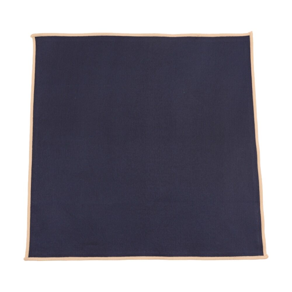 2x 4pc Bas Phillips Essentials Cotton Napkin Set Table Linen Blue 45x45cm
