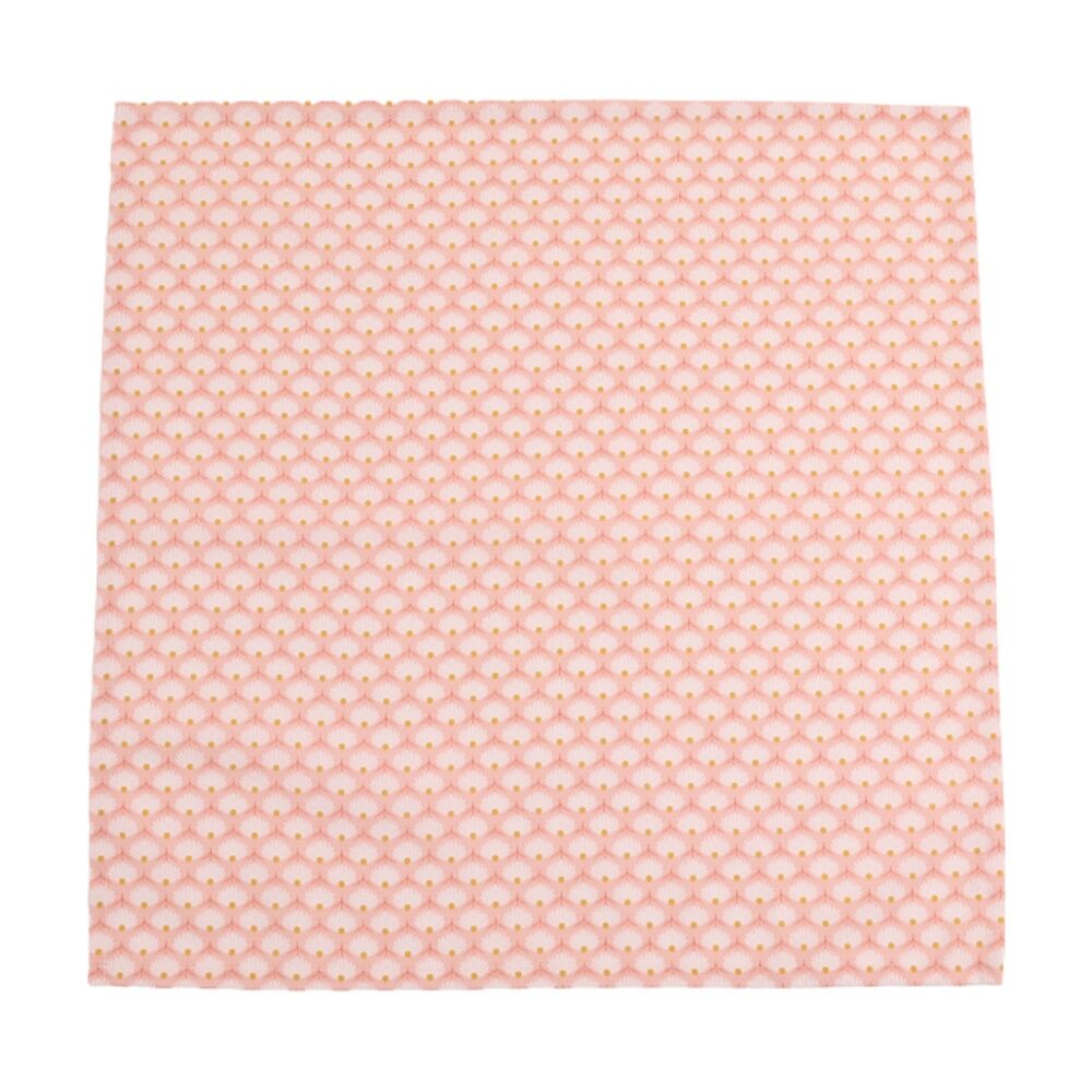2x 4pc Bas Phillips Printed Linen Looks Napkin Set Cotton Daisy 45cm