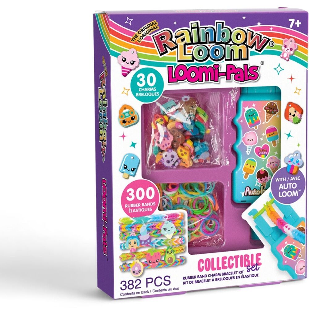 4x Rainbow Loom Loomi-Pals Auto Bracelet Craft Kit Set 7Y+ 382pc