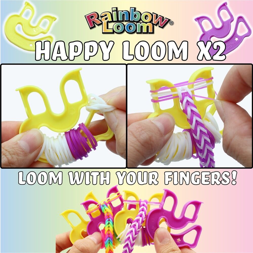 Rainbow Loom Treasure Box Pastel Bracelet Bands Kit Craft Set 8152pc