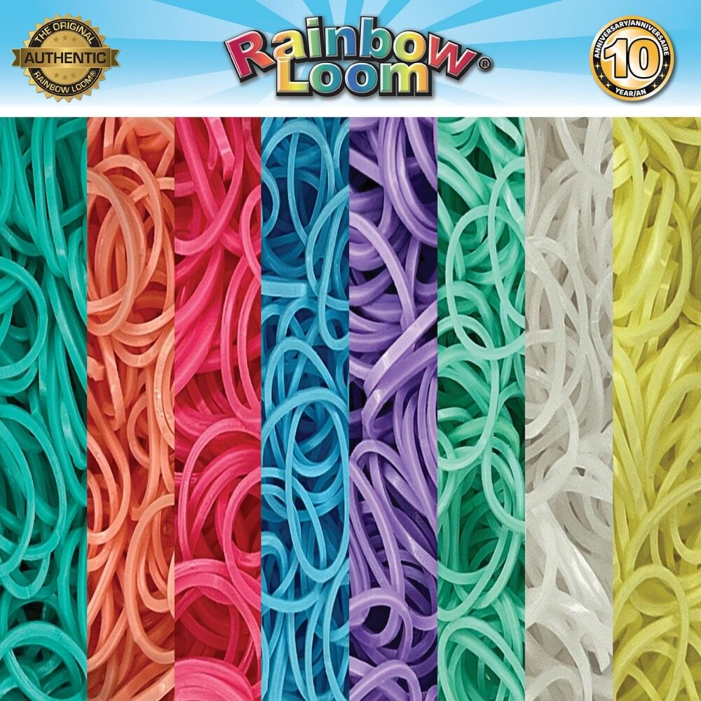 Rainbow Loom Treasure Box Pastel Bracelet Bands Kit Craft Set 8152pc