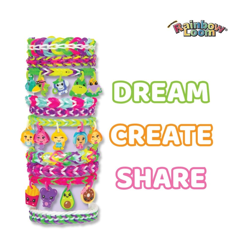 2x Rainbow Loom Loomi-Pals Mini Combo Case Bracelet Kit Craft Set Kids 2326pc