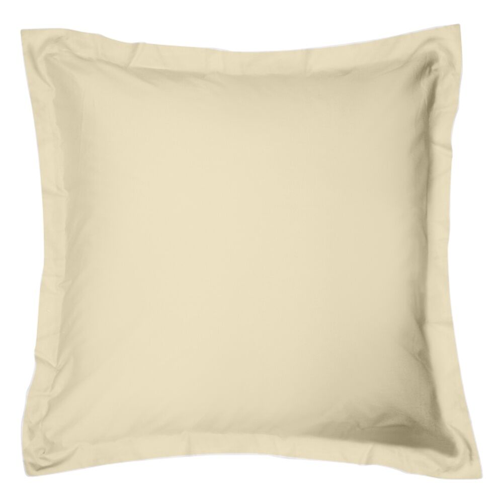 4x Odyssey Living Breathe Cotton European Pillowcase 65cm x Natural