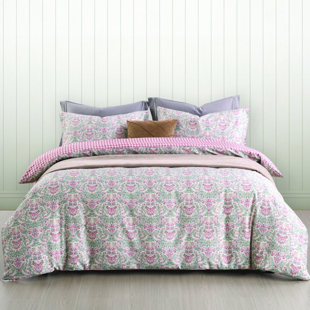3pc Bas Phillips Quilt Cover/Pillowcases Bedding Set Winter Delicates