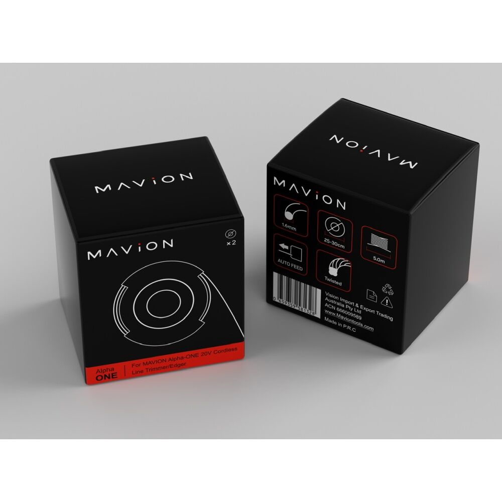 6pc Mavion Replacement Cutting Line Spool f/ VC1001 Alpha One Whipper Snipper 5m