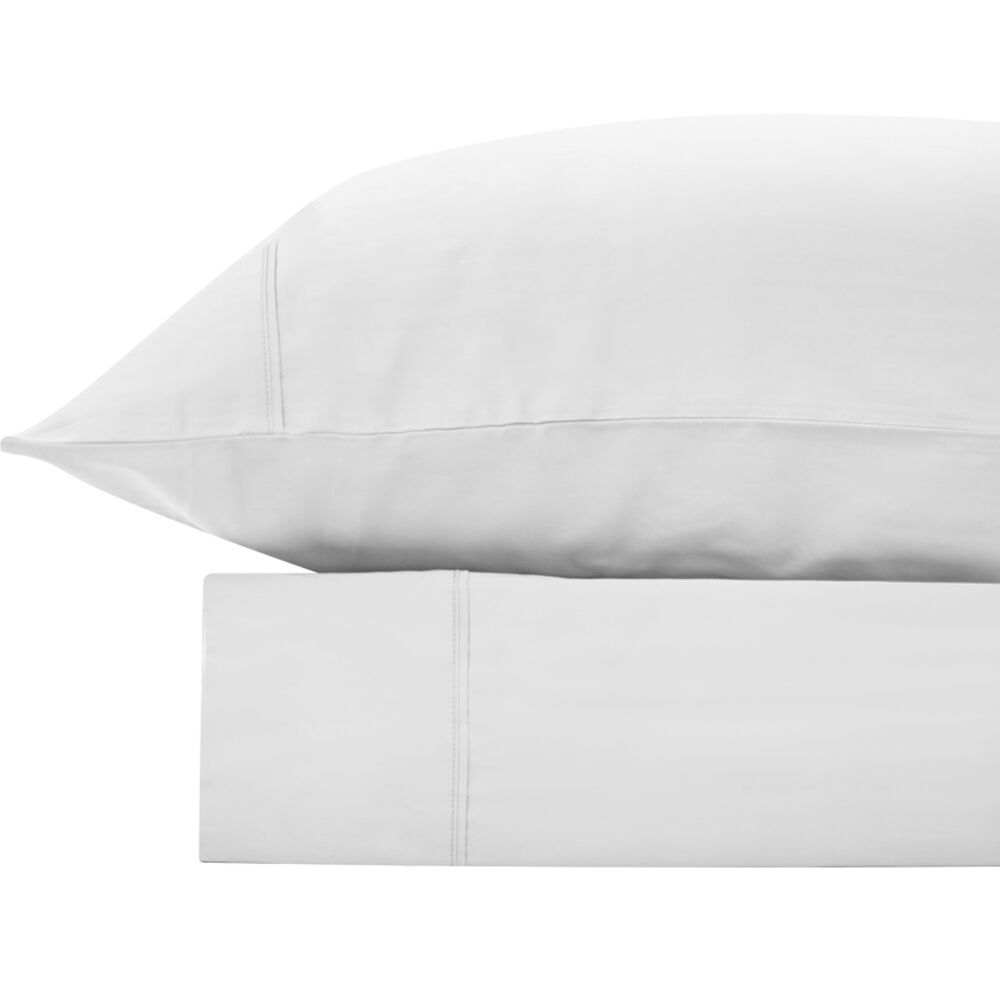 Bas Phillips Bamboo Cotton 400TC Home Bedding Sheet Set w/Pillowcase White