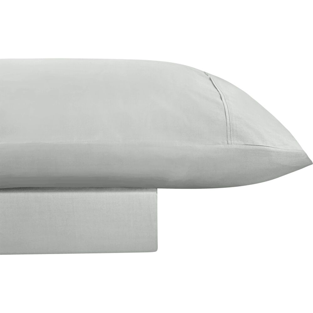 Odyssey Living Breathe Cotton Home Bedding Sheet Set Pewter