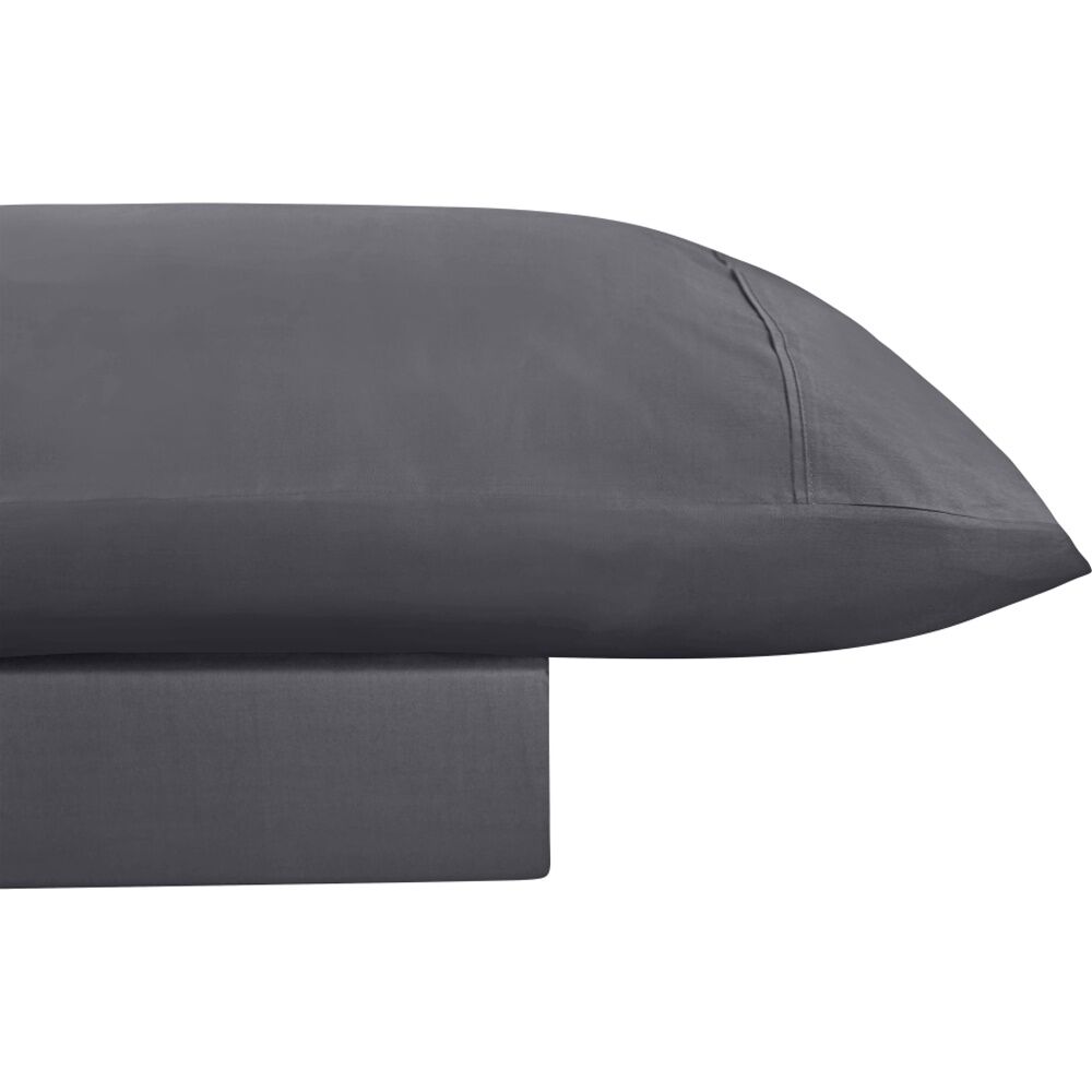 Odyssey Living Breathe Cotton Home Bedding Sheet Set Charcoal