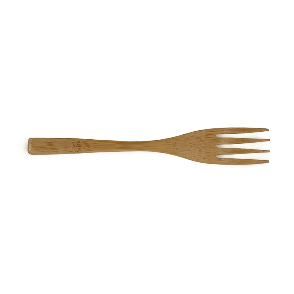 6x 12pc R.S.V.P. Bamboo Flatware Reusable Biodegradable Fork Pack 16.5cm