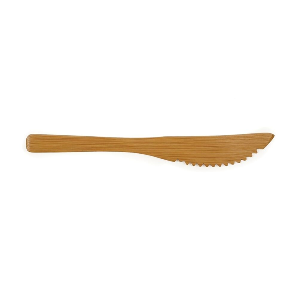 6x 12pc R.S.V.P. Bamboo Flatware Reusable Biodegradable Knife Pack 16cm