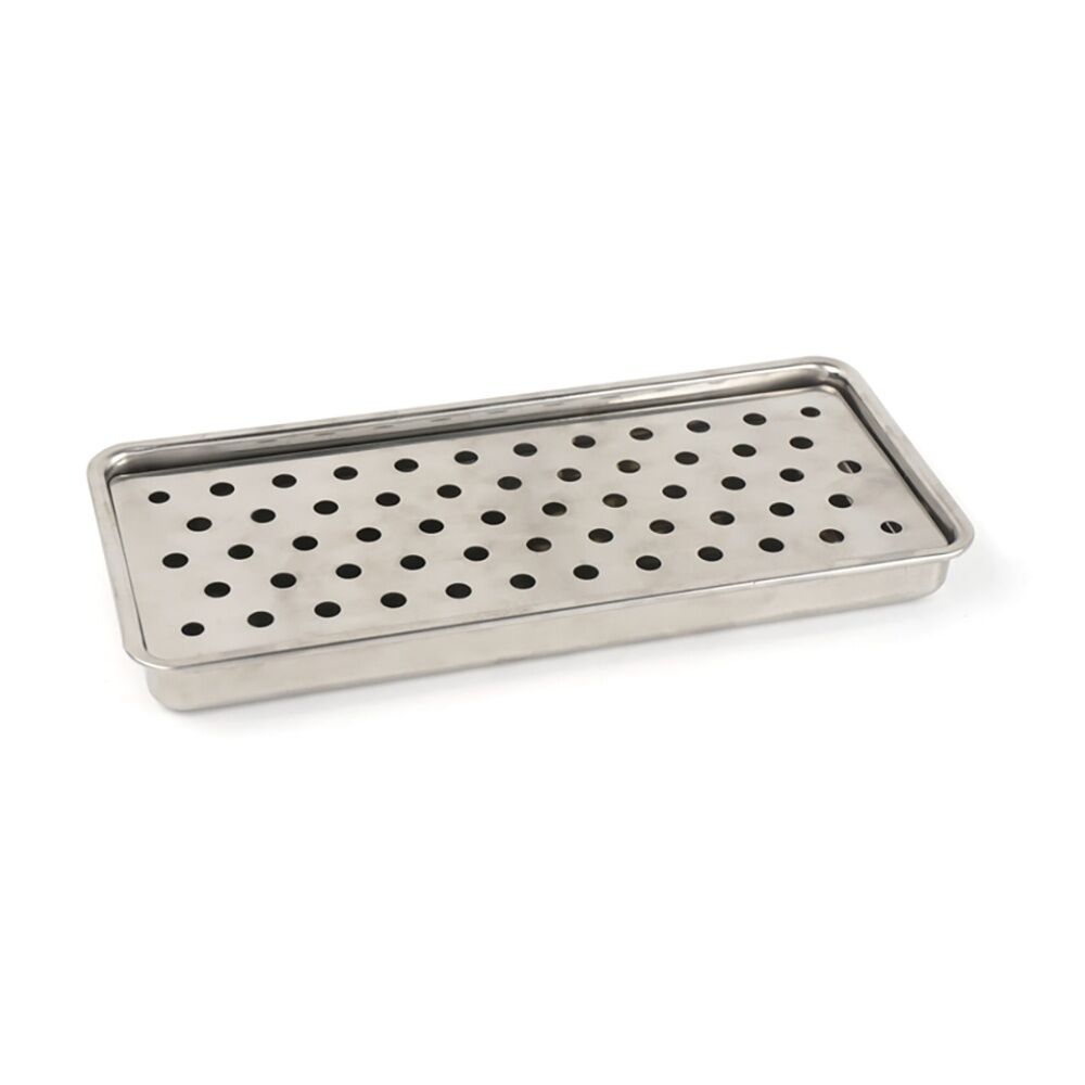 2PK R.S.V.P. Stainless Steel Perforated Insert Sink Tray Silver 24.5x12x2cm