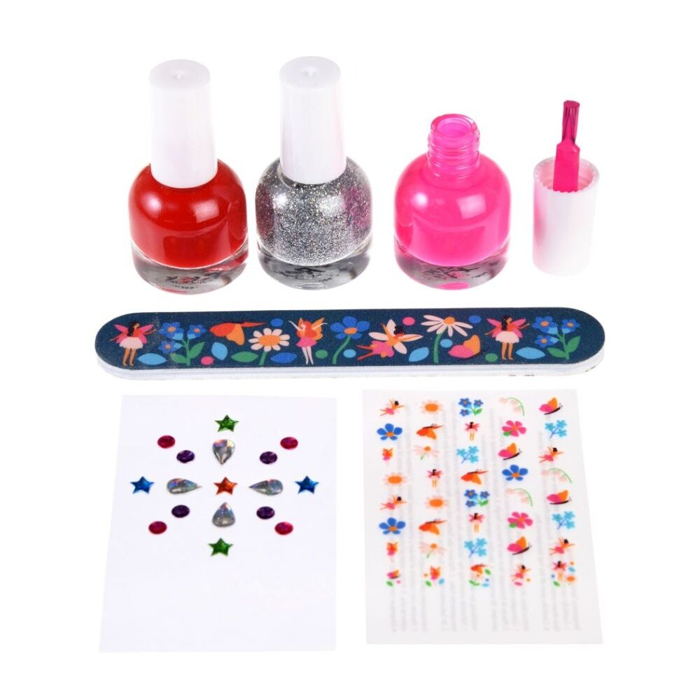 2PK Rex London Child Nail Kit Fairies In The Garden Sticker Art & Polish Set
