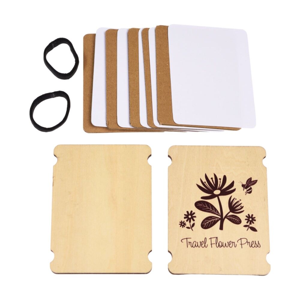 4PK Rex London Compact Travel Flower Press Kit Botanical Creative Craft Activity