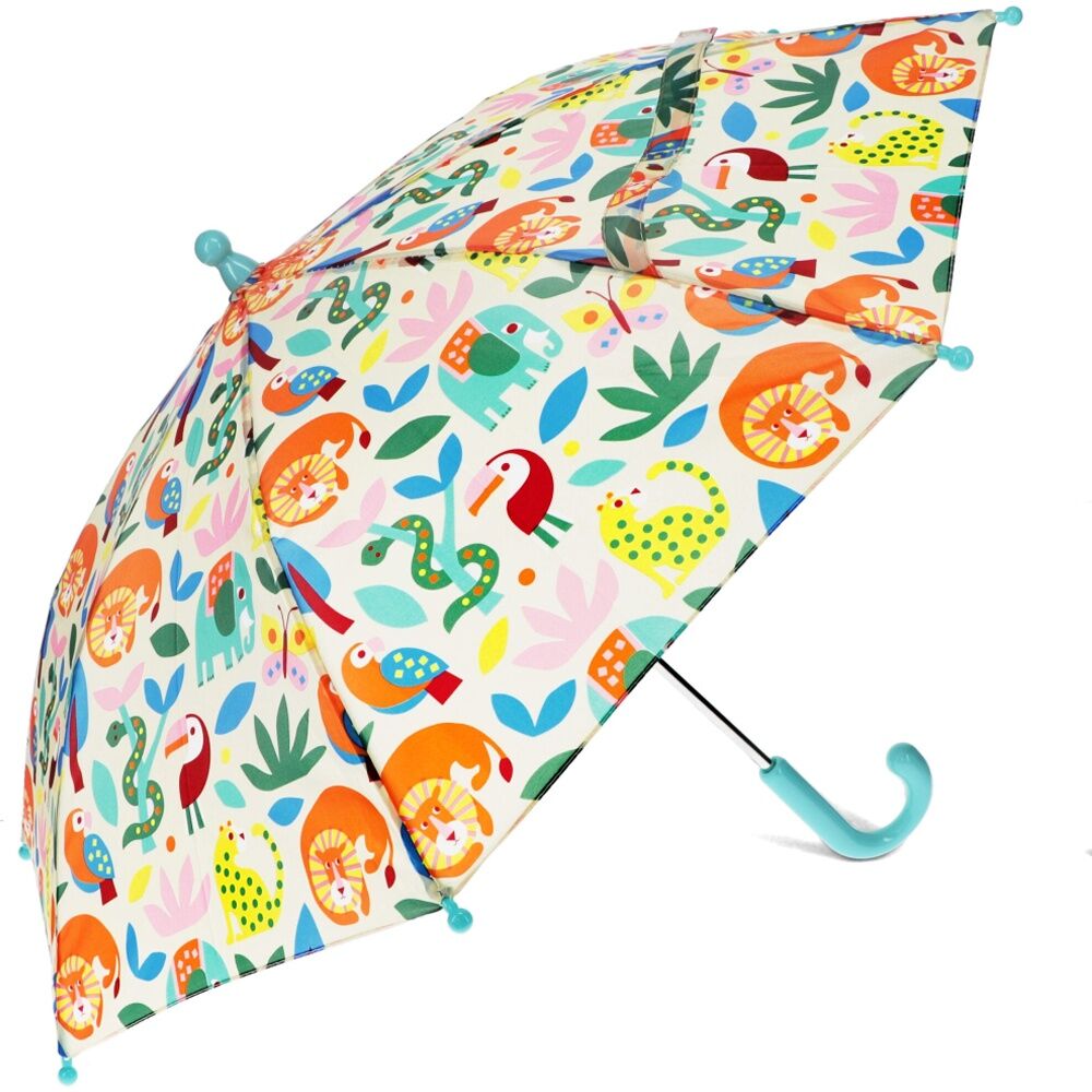 2PK Rex London Child Umbrella Wild Wonders Animal Print Kids 3y+ 65cm Diameter