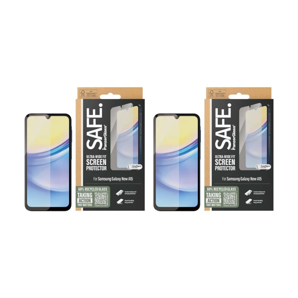 2PK Panzer Safe by UltraWide Fit SP - Samsung Galaxy A16 Transparent