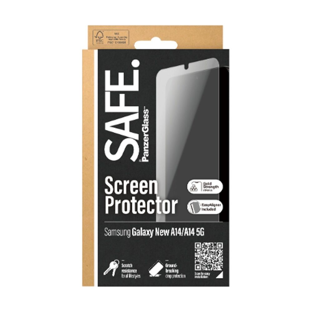 2PK Panzer SAFE by UltraWide Fit SP - Samsung Galaxy A15/A15 5G Clear