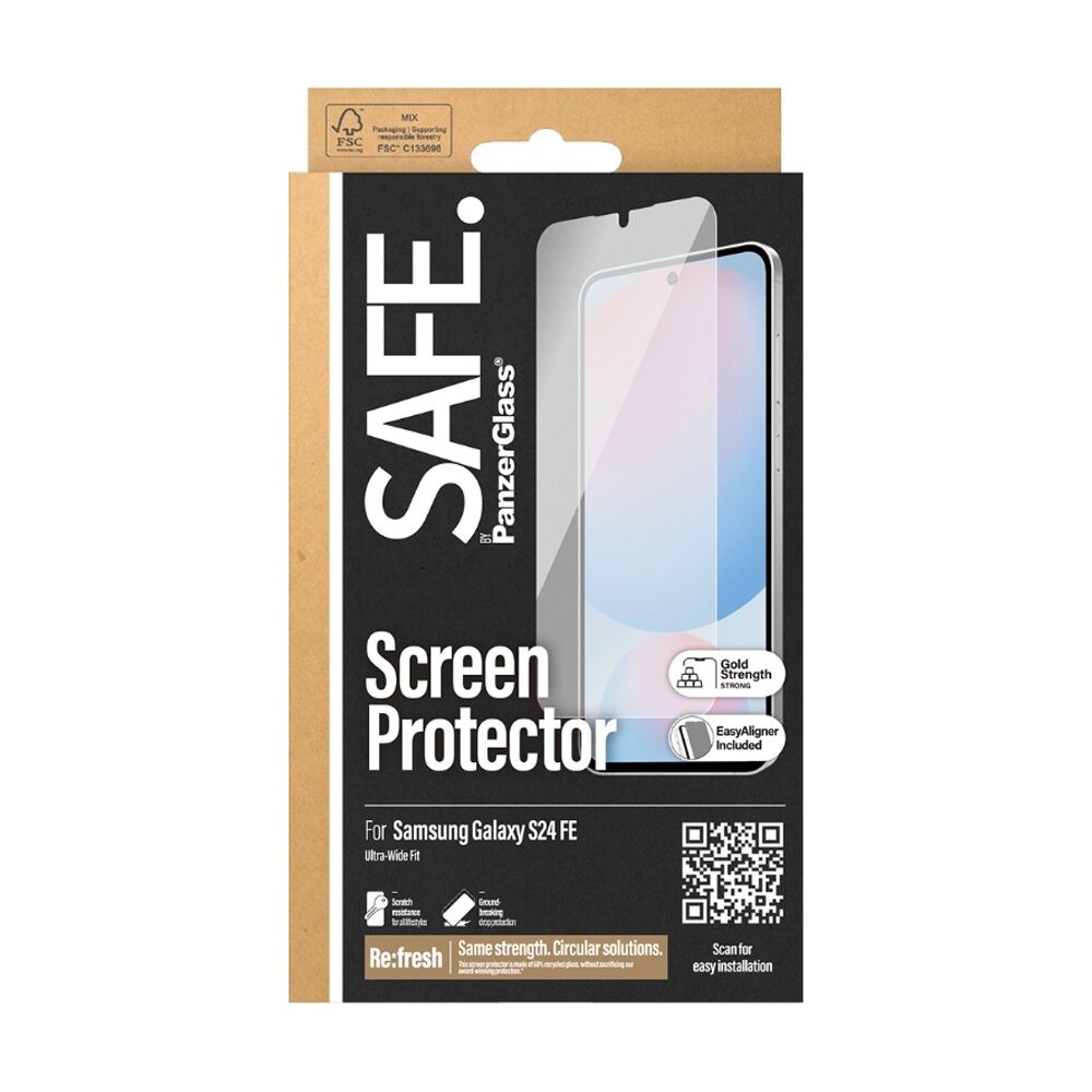 Panzer SAFE by UltraWide Fit SP - Samsung Galaxy S24FE Clear