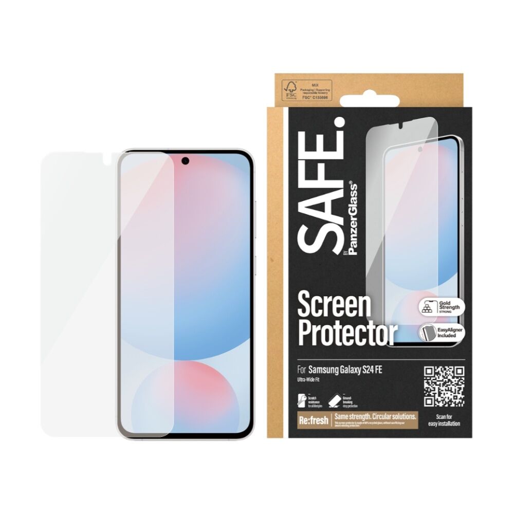 Panzer SAFE by UltraWide Fit SP - Samsung Galaxy S24FE Clear