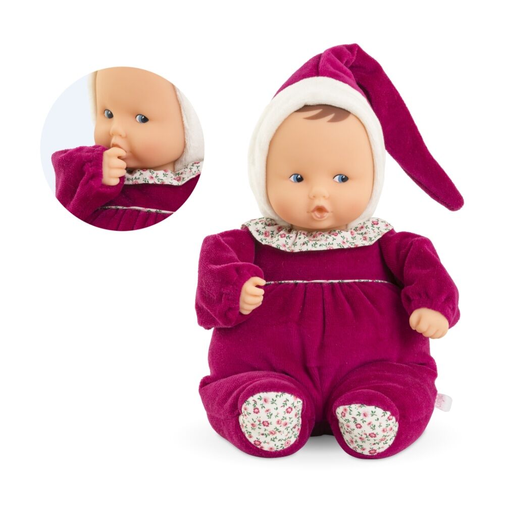 Corolle Mdc Babipouce Pink Grenadine Soft Bodied Vanilla Scent Doll 28cm