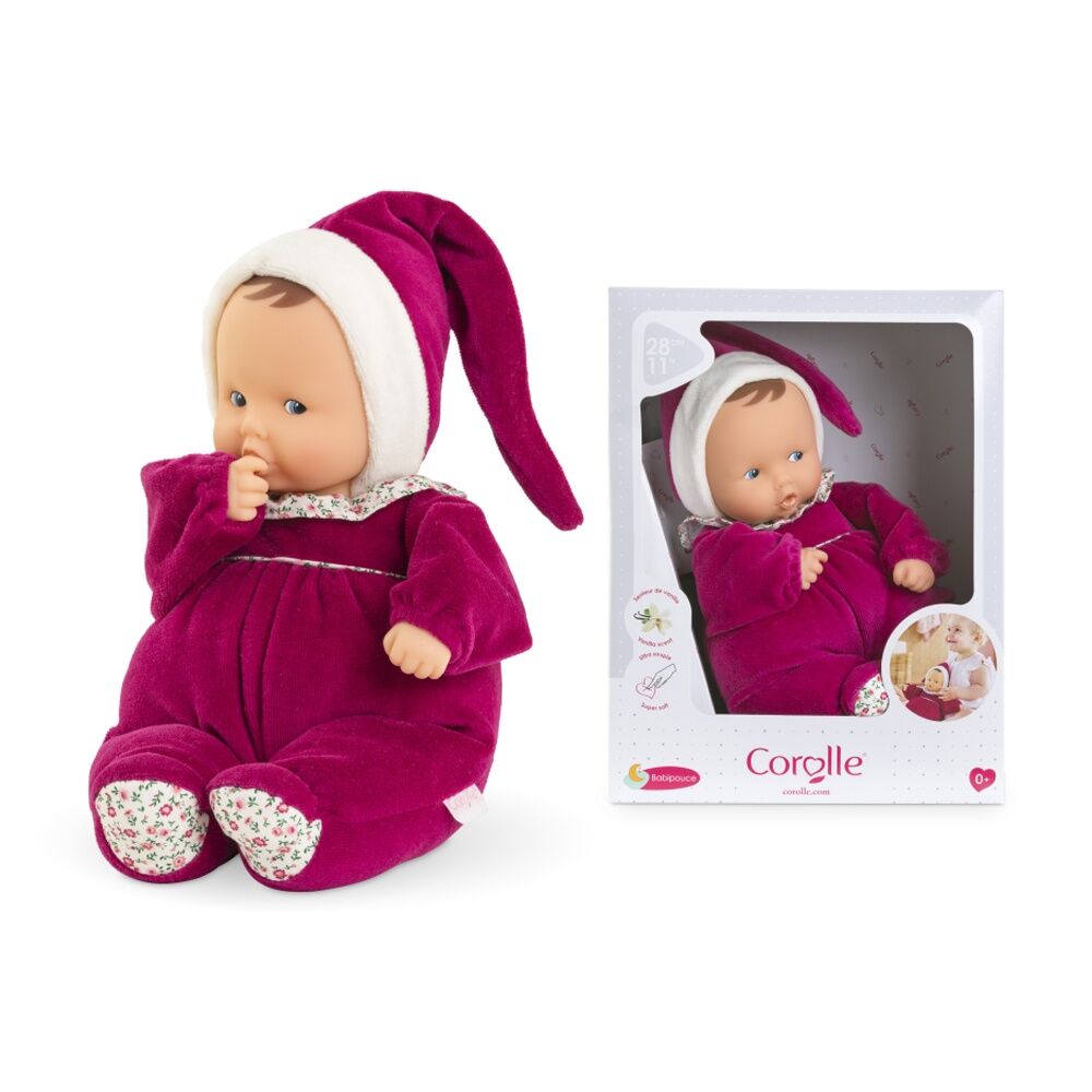 Corolle Mdc Babipouce Pink Grenadine Soft Bodied Vanilla Scent Doll 28cm