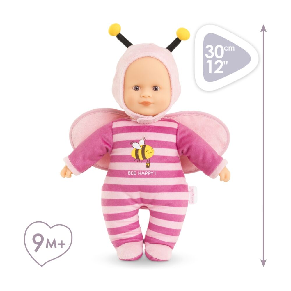 Corolle Mdc Sweet Heart Bee Baby Doll Vanilla Scent Soft Body 12in